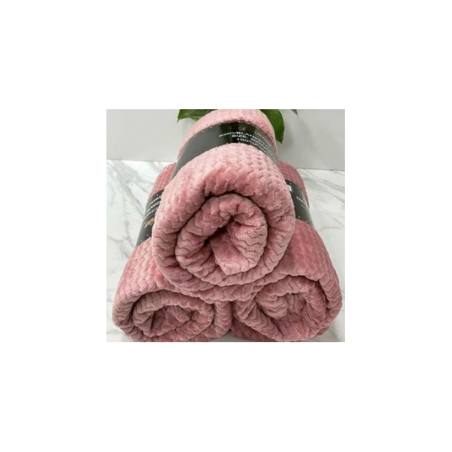 Koc morelowy 200/220cm 100% polyester Fashion Home