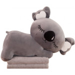 Koc z poduszką - maskotką MIŚ KOALA