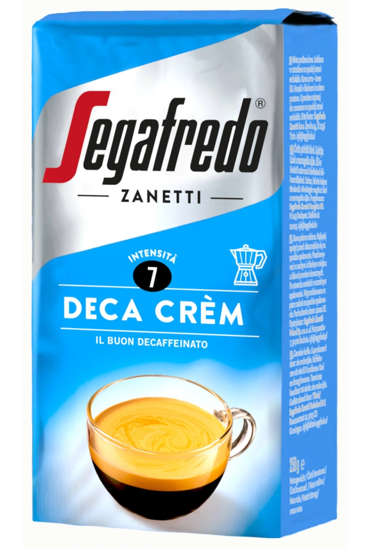 Segafredo Deca Crem kawa bezkofeinowa mielona 250 g