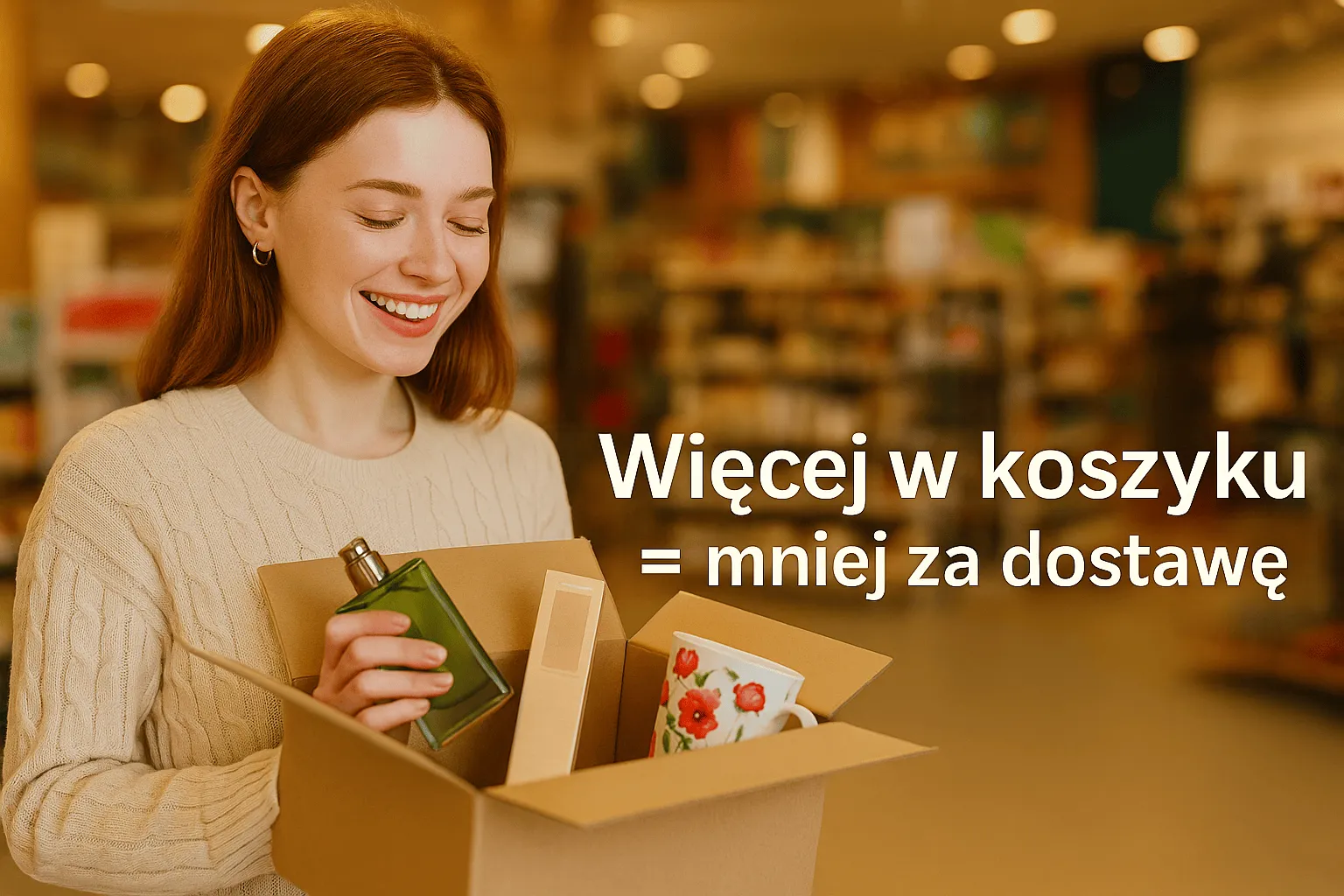 Więcej w koszyku = mniej za dostawę – darmowa dostawa od 300 zł
