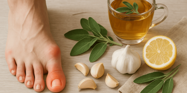 Naturalne sposoby na ostrogę piętową, haluksy i dnę moczanową